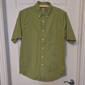 Dockers Olive Casual Button-Down Shirt